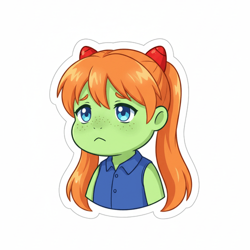 Cartoon Dino - Sad