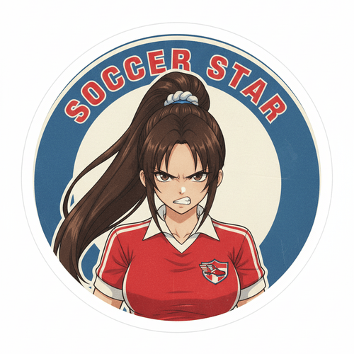 Football Sticker - Angry