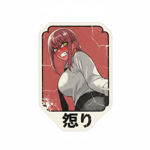 Retro Japanese Matchbox - Angry