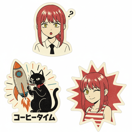 Retro Japanese Matchbox - Confused