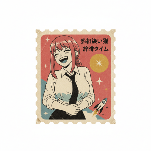 Retro Japanese Matchbox - Laughing