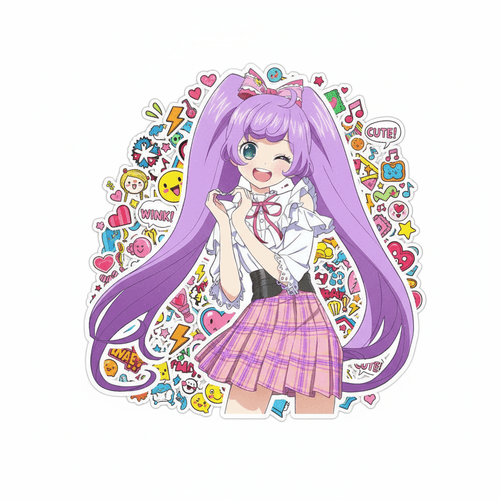 Sticker Bomb - Winking